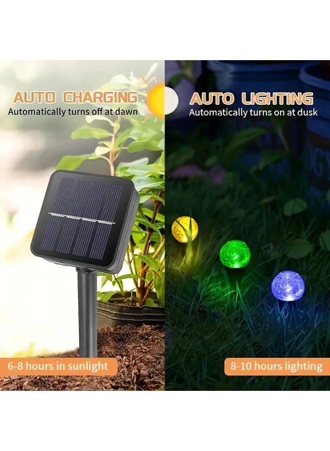 20 قطعة أضواء خارجية تعمل بالطاقة الشمسية مع حساس حركة و8 أوضاع ضوء أبيض - Image 5