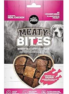 Zeus Zeus Meaty Bites Chewy Dog Treats Chicken with Salmon- 150g x 5 Pack of 5 Pcs 