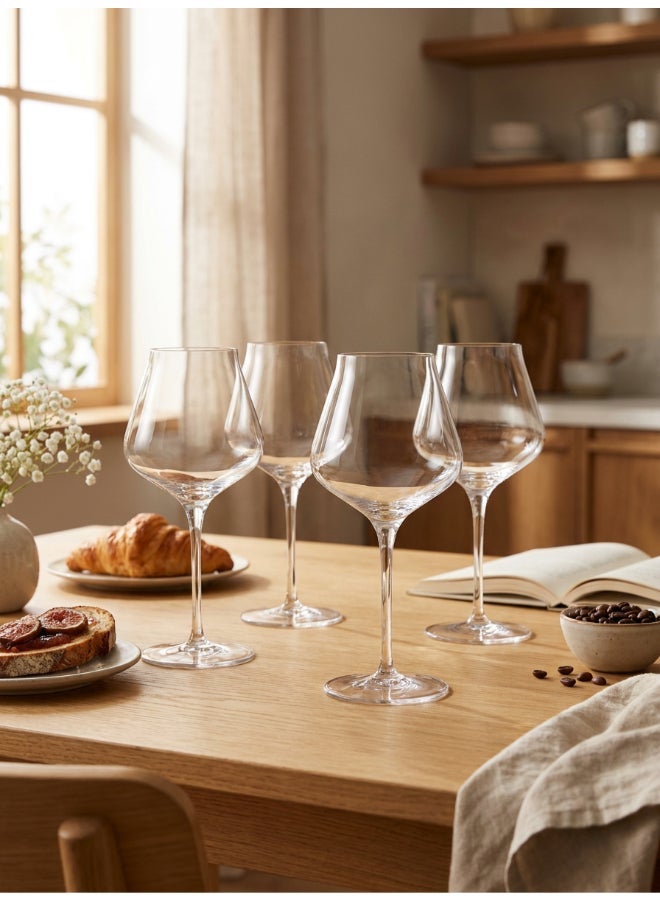 Chef & Sommelier كأس نبيذ Reveal Up Intense مع قاعدة مجموعة 4 × 450 مل للنبيذ، الشمبانيا، العصير، الماء، المشروبات الغازية، المشروبات الكحولية، المشروبات الساخنة - Image 3
