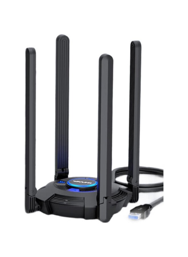 Wavlink Vitesse Ultra Ax5400 Wireless Network Adapter, Driverless Wifi 6, Gaming Gigabit 5G Network Card, Desktop Wifi Receiver, External Usb Network Card For Computers - Image 1