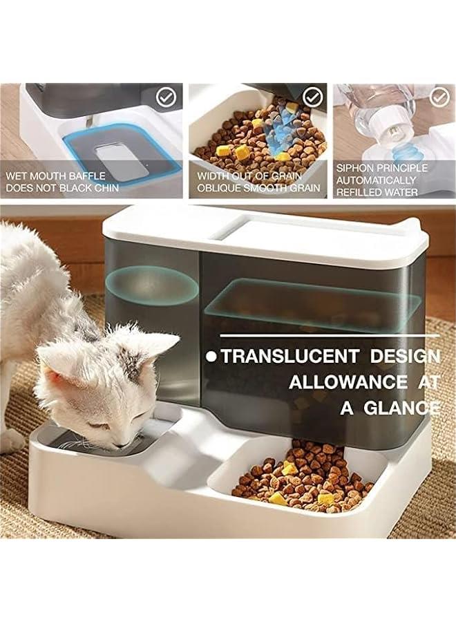 HOOKOR Pets Water Dispenser, Water Bowl for Dogs,Automatic Cat Feeder Self Dispensing,Pet Waterer Automatic Gravity Dog Cat Waterer Travel Supply Feeder and Water Dispense (Black) - Image 3