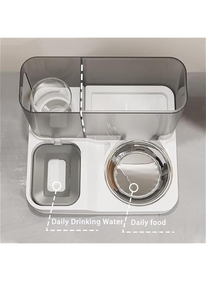 HOOKOR Pets Water Dispenser, Water Bowl for Dogs,Automatic Cat Feeder Self Dispensing,Pet Waterer Automatic Gravity Dog Cat Waterer Travel Supply Feeder and Water Dispense (Black) - Image 4