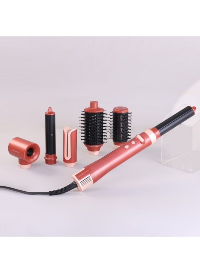 ENZO Professional ENZO Keratin B2 6-in-1 BLDC Hair Styling Kit – 130,000 RPM Motor | Professional Hot Air Brush, Curling Rods & Volumizing Nozzles  - Image 5