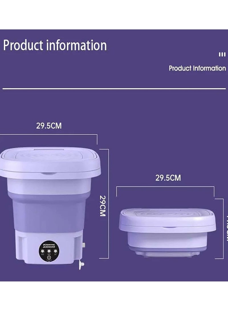 Mini Washing Machine Foldable With Spinning Dry  - Image 2