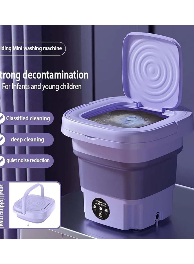 Mini Washing Machine Foldable With Spinning Dry  - Image 4