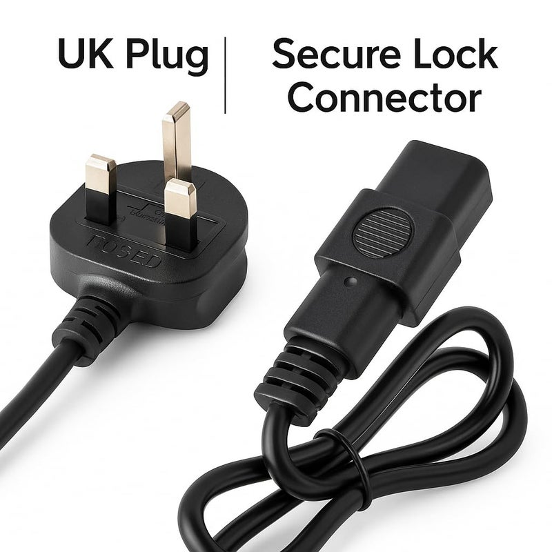 شاحن بطارية ذكي فوكوكابا® ‎60V 2.85A للسكوتر الكهربائي والدراجة الكهربائية | شحن سريع بقدرة ‎290W مع خرج ‎DC ‏60–74.5V | قابس بريطاني ‎220V ‎50Hz | حماية من ارتفاع الحرارة وتجاوز التيار | مناسب لبطاريات الليثيوم ‎32–35Ah - Image 4
