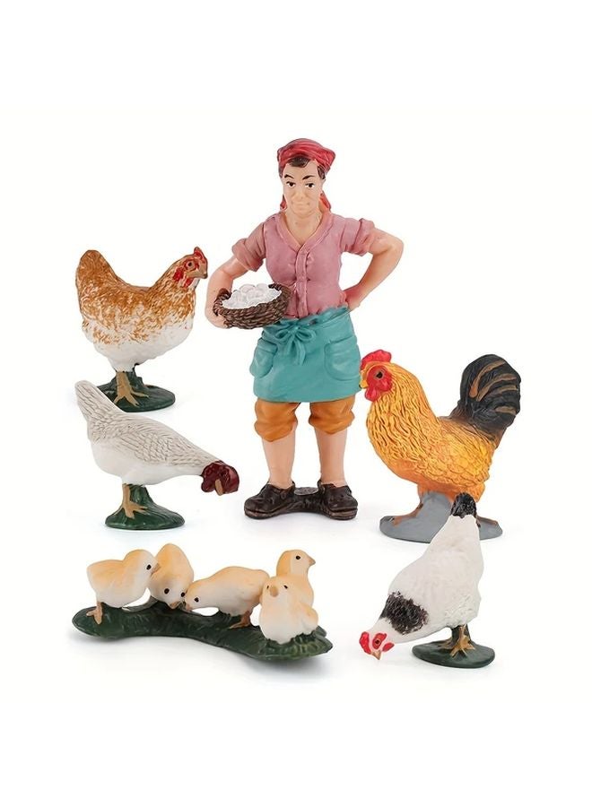 Sheep Group Simulation Farm Combination Set Model - Image 5