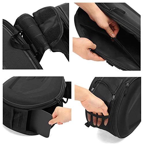 MIHUNTER Motorcycle Saddle Bags, Powersports Saddle Bags, Waterproof Saddlebags Luggage Bag, Full Face Helmet Storage Bag, Motorcycle Pillion Seat Bag. - Image 5