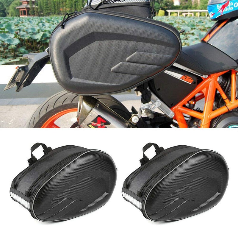 MIHUNTER Motorcycle Saddle Bags, Powersports Saddle Bags, Waterproof Saddlebags Luggage Bag, Full Face Helmet Storage Bag, Motorcycle Pillion Seat Bag. - Image 4
