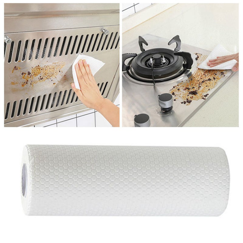 Kitchen Paper Wet and Dry Use Disposable Cleaning Cloth Household Cleaning Dish Washing Towel - Image 4