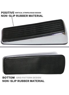 Y&D Metal Door Stop, Premium Rubber Heavy Stopper, Wedge 1Pack, Suitable for Clearance of 0.4IN - 1.18IN (12mm-27mm)  - Image 4