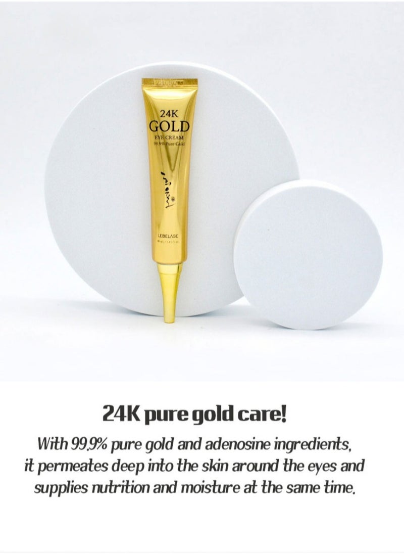 Lebelage korean product from lebelage - 24 gold eye cream 99.9% gold  - Image 4