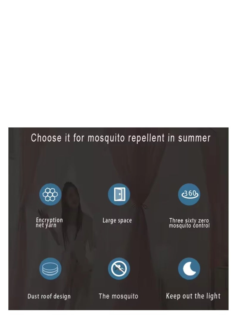 Bed Canopy Tents Curtain Blackout Curtain Single Bed Tent Curtain Student Shading Cloth Bed Canopy Mosquito Net Student Sleep Privacy Protection - Image 5