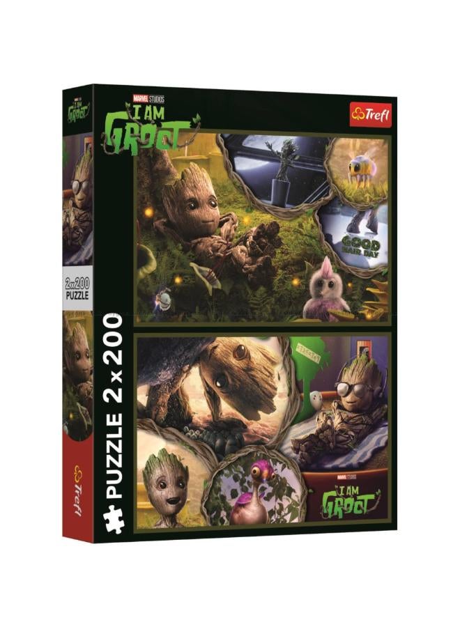 Trefl Puzzle Marvel Guardians of the Galaxy – 2x200 - Image 1