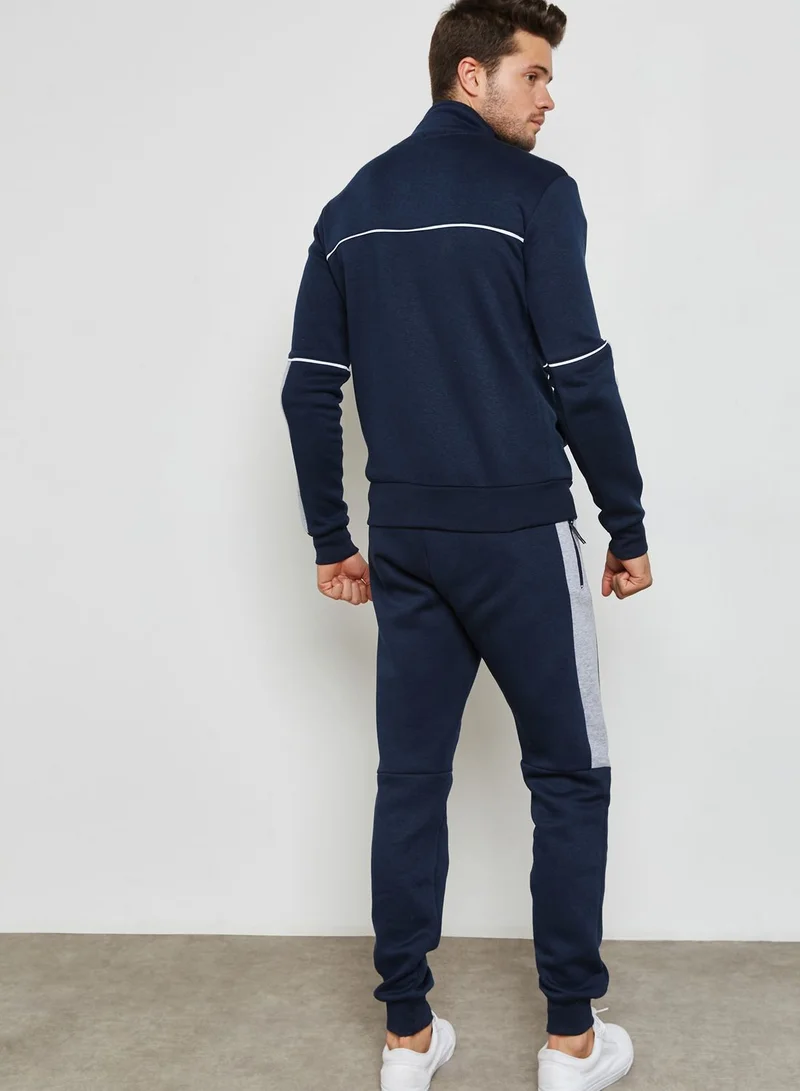Fifteen Minutes Colourblock Skinny Fit Tracksuit