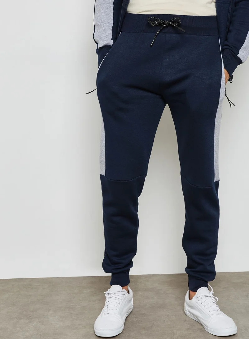 Fifteen Minutes Colourblock Skinny Fit Tracksuit