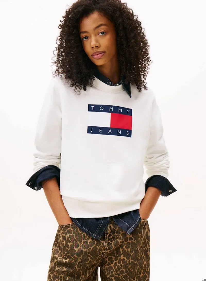 Tonal Tommy Flag Sweatshirt