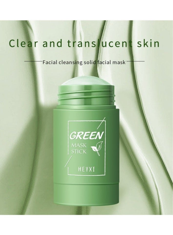 HEYXI Eggplant Purifying Clay Mask Stick - Deep Pore Cleansing & Oil Control, Moisturizing for All Skin Types - Image 1