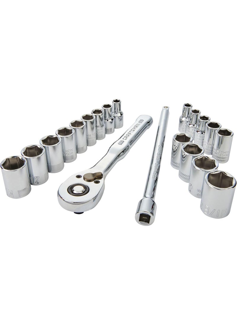 CRAFTSMAN CRAFTSMAN Mechanics Tool Set 14 Inch Drive 20 Piece CMMT12108  - Image 1