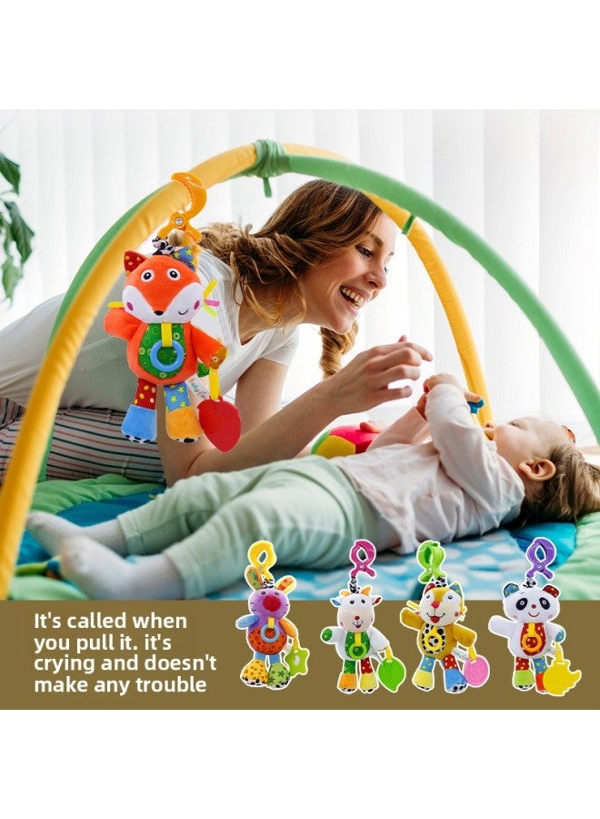 Babyfans Early Education Plush Toys For Infants 0-3 Years Old Interactive Music Voice Soothing Doll Sensory Development Toys-Color:Wolf - Image 2