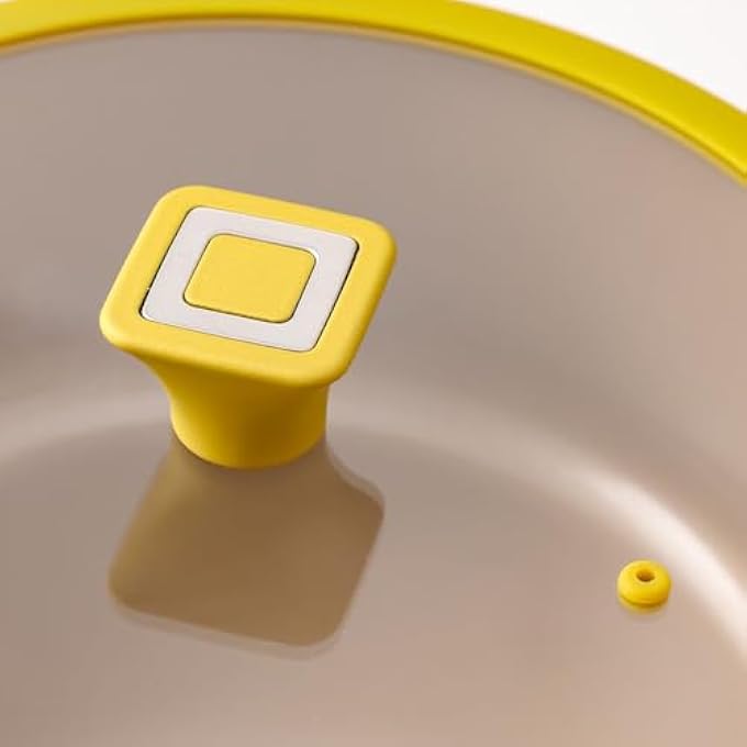 ريحني طبق طاجن ChefLight Brilliant مع غطاء فاخر غير لاصق من Pfoa ووعاء طبخ متين، متوافق مع الحث للمطابخ، مقابض سهلة القبضة L28X125 سم - Image 4