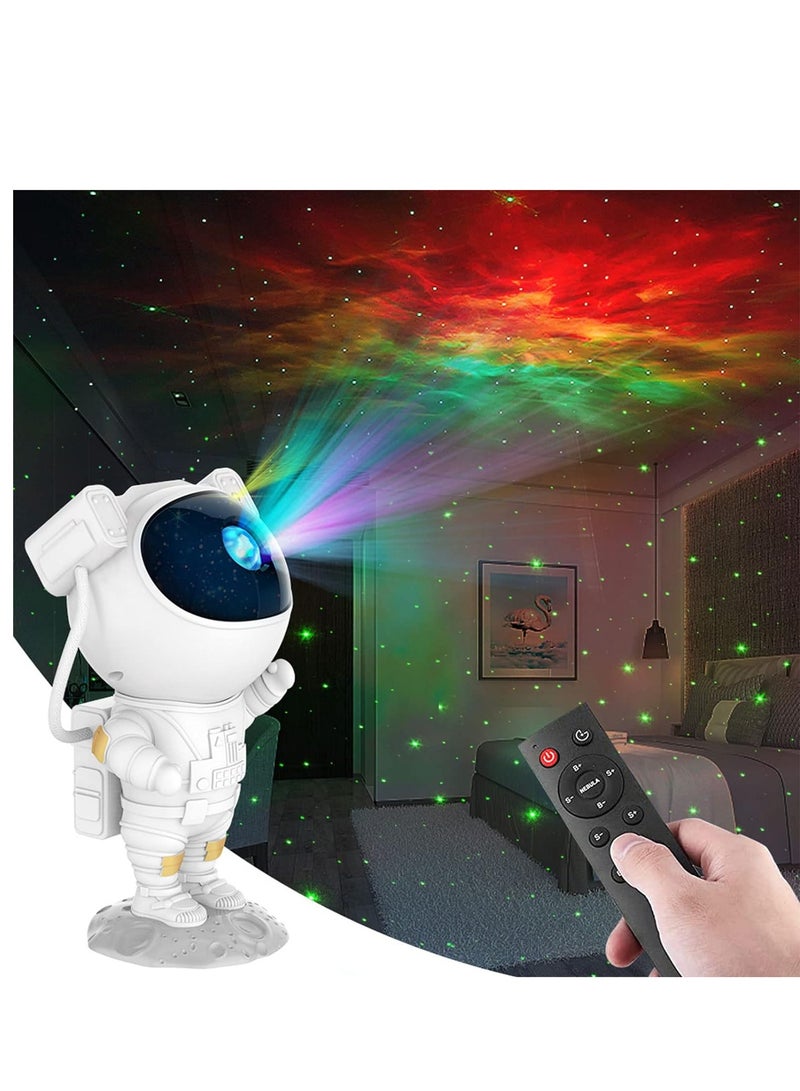 ELTRAZONE Astronaut Star Projector Night Lights, Kids Room Decor Aesthetic,Astronaut Nebula Galaxy Projector Night Light,Remote Control Timing and 360°Rotation Magnetic Head,Lights for Bedroom,Gaming Room Decor - Image 1