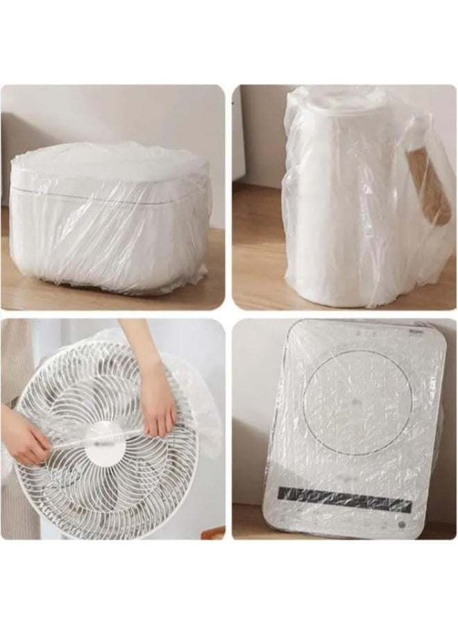 10 pcs Kitchen Appliance Covers Thick Clear Dust Cover Keeping Fresh Seal Bowl Stretchy Kitchen Cookware Small Appliance  , Microwave, Blenders and Kettels - Image 1