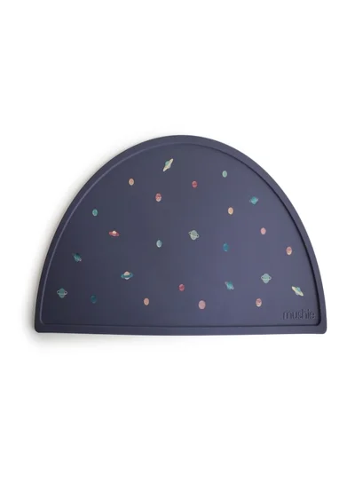 mushie Planet Printed Silicone Baby Feeding Placemat