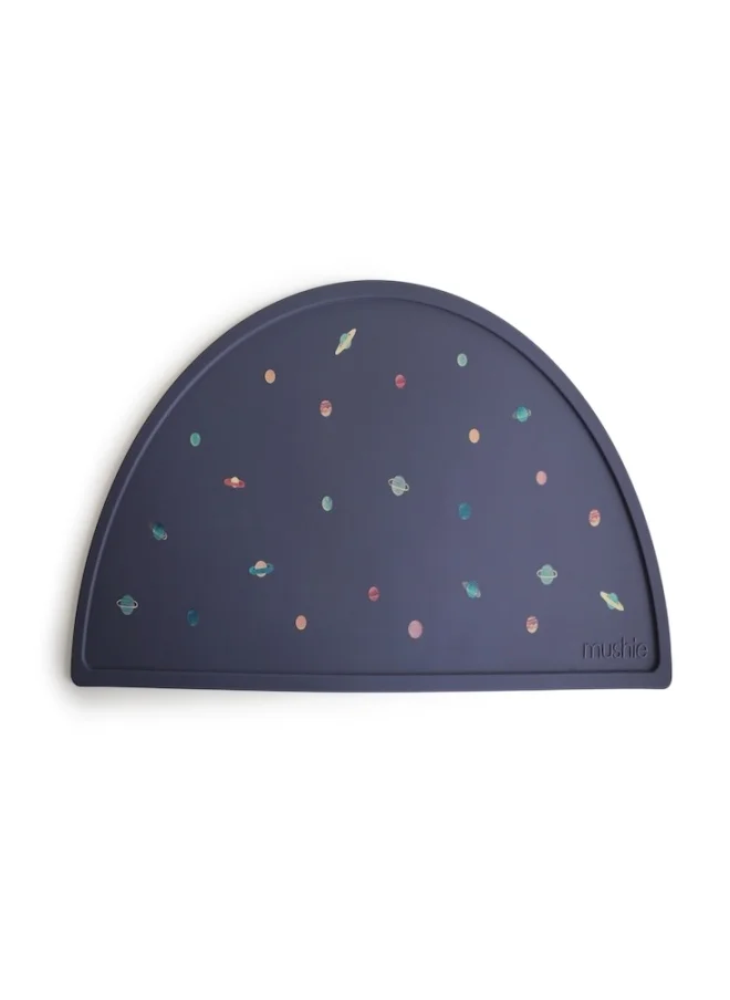 mushie Planet Printed Silicone Baby Feeding Placemat
