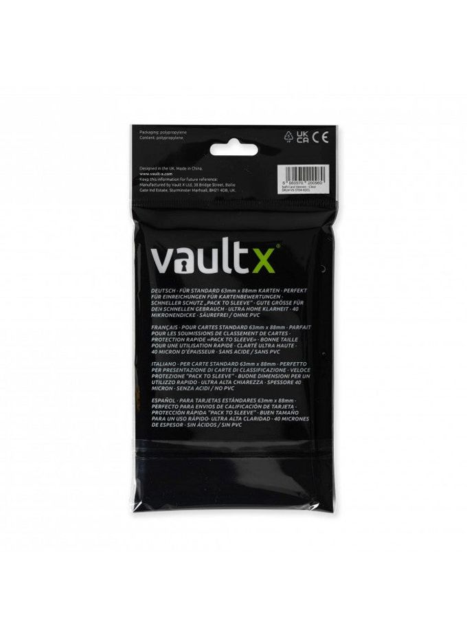 Vault X Soft Trading Card Sleeves 40 Micron High Clarity Penny Sleeves for TCG - Image 5