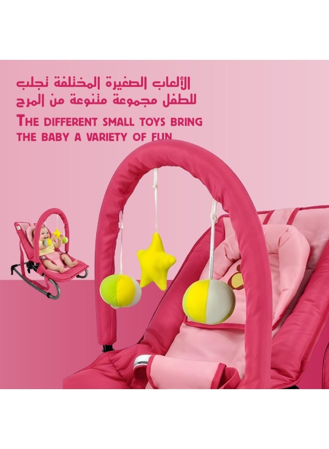 molody Adjustable Portable Baby Bouncing Cradle – Foldable Non-Slip Infant Bouncer for Safe and Comfortable Relaxing (0-6 Months), Ideal for Home and Travel - Image 4