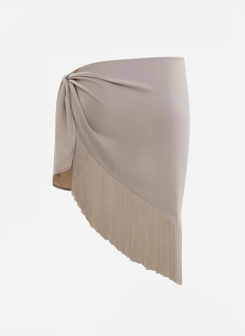 Lichi  Viscose headscarf with long fringe for Women | Best Price UAE