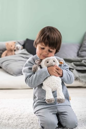 Steiff Lita Lamb Plush Stuffed Animal Toy Friend White 12 - Image 5