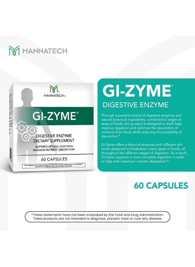 Mannatech GI-Zyme 60 Capsules - Image 3