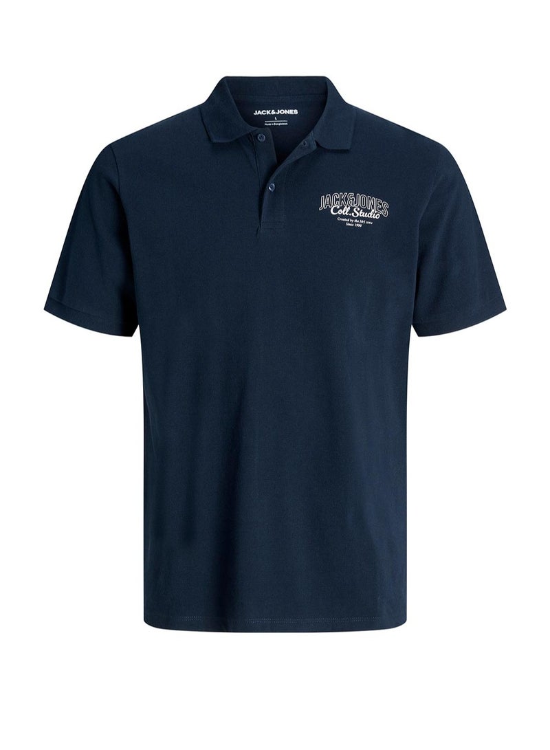 Jack & Jones Junior Kids Jjmakoto Logo Polo - Image 1