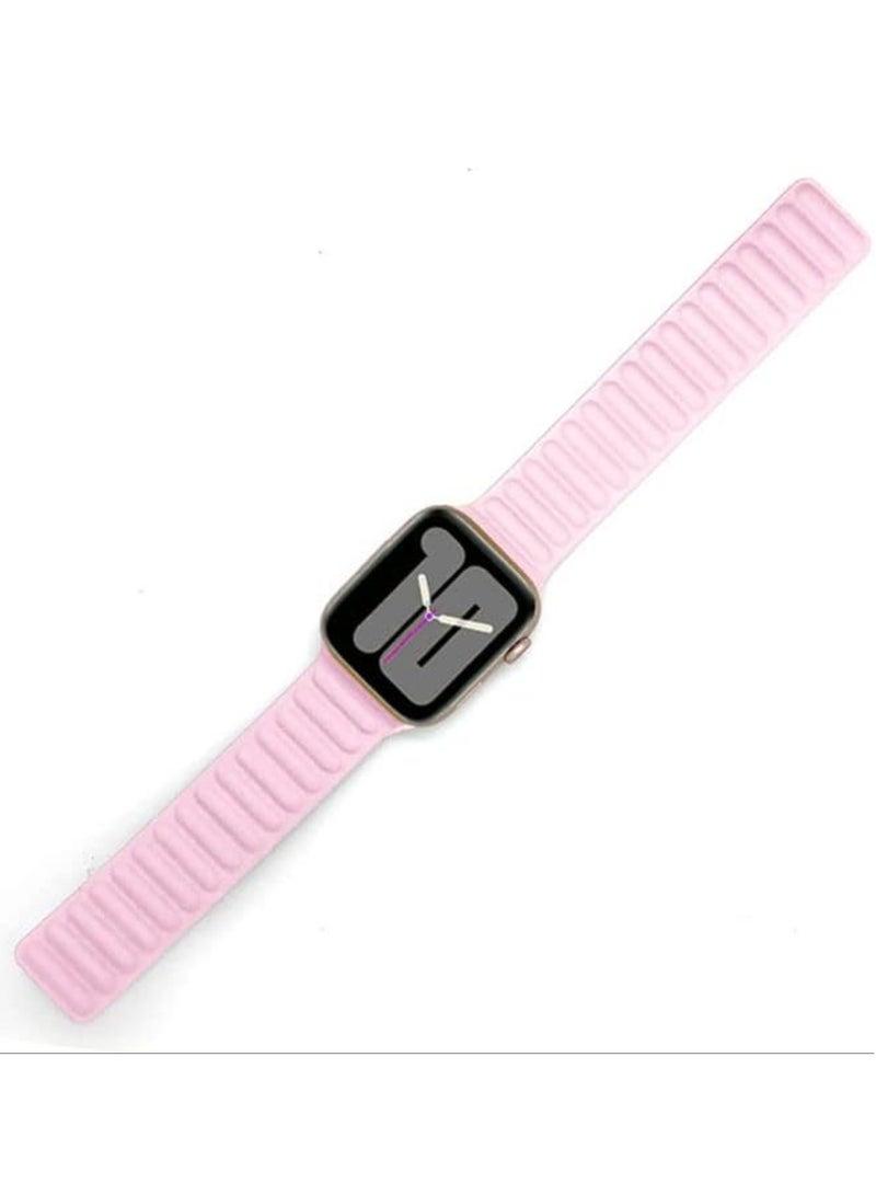 ELTRAZONE Compatible with Apple Watch Band 45mm,Genuine Leather Watch Strap Replacement for Apple Watch Series 7/ - Image 3