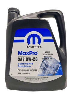 Mopar 0W20 Mopar Engine Oil 4L 68218951  - Image 1