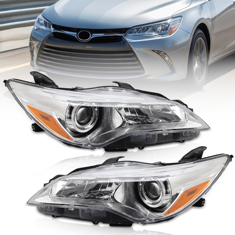 Kspeed Headlights Fit 2015 2016 2017 For Toyota Camry LESEXLE Replacement Former Ones with Waterproof PropertyPassenger and Driver Side