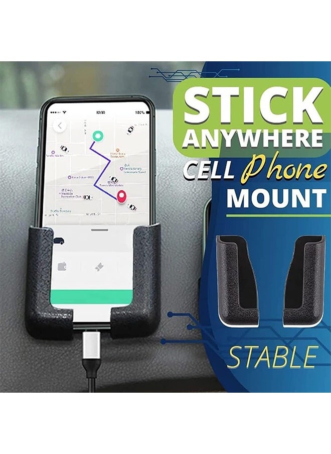 Generic - Adhesive Holder for mobile and tablet that can be installed anywhere in the car /MVQ - Image 1