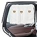 HABNVUON Car Side Window Sun Shade Privacy Curtain for Baby Suction Cup Window Shade 25x18 Car Cartoon Sunshade Protector Heat Blocker Cover Privacy Curtain for Kids Women Three Bears - Image 2