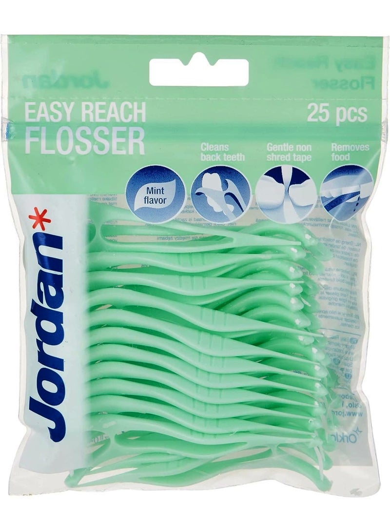 Jordan Easy Reach Flossers 25 Pcs - Image 1