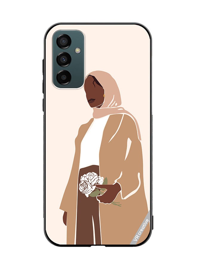 VR CREATIVE Protective Case Cover For Samsung Galaxy M23 Woman In Hijab Design Multicolour - Image 1
