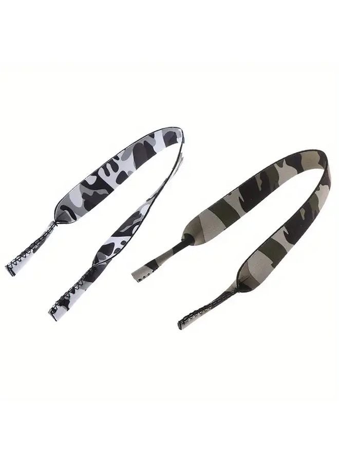 New Camouflage Green Nylon Eyeglasses Lanyard Non Slip Sports Neck Cord Strap Universal Fit - Image 2