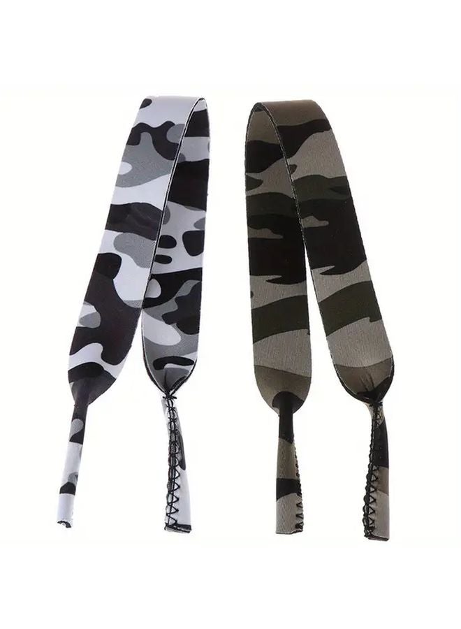 New Camouflage Green Nylon Eyeglasses Lanyard Non Slip Sports Neck Cord Strap Universal Fit - Image 4