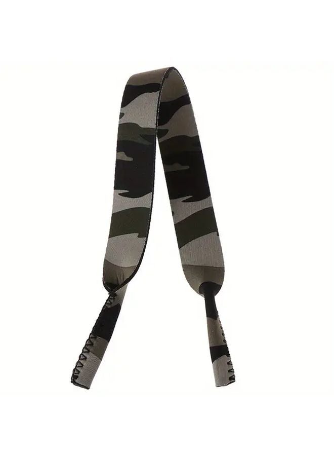 New Camouflage Green Nylon Eyeglasses Lanyard Non Slip Sports Neck Cord Strap Universal Fit - Image 1