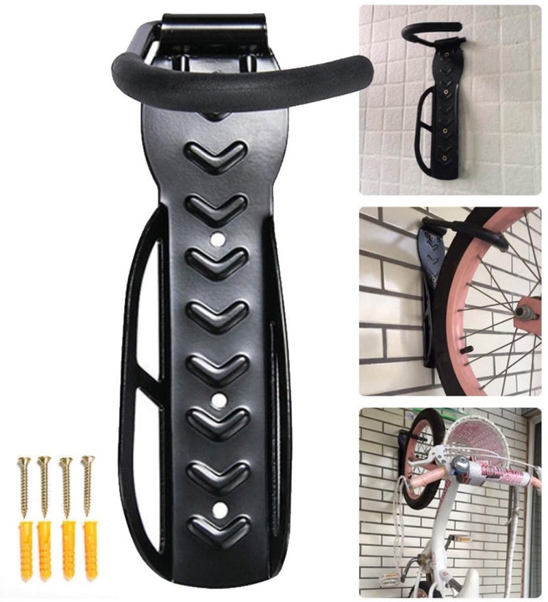 Linist Bicycle Wall Mount steel Vertical Bicycle Hanger with metal Hook - Image 3