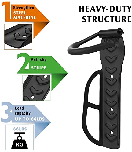 Linist Bicycle Wall Mount steel Vertical Bicycle Hanger with metal Hook - Image 4