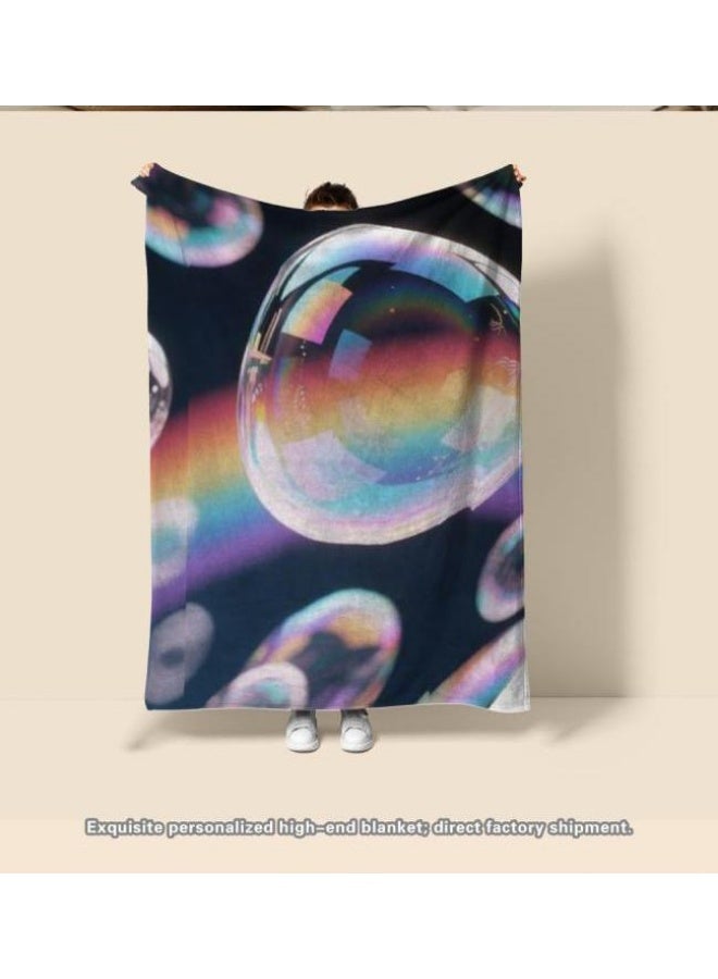 عام بطانية رقيقة من الفانيلا الكرتونية للأطفال أو الطلاب (دافئة ومريحة ومناسبة للنوم والألعاب) 100 سم * 150 سم - 1040 - Image 4