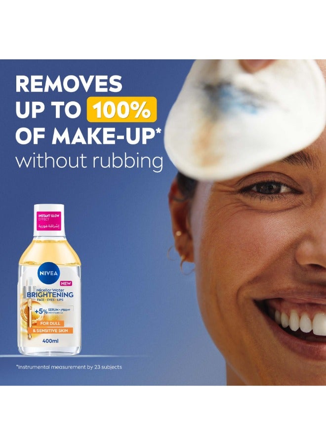 Nivea Micellar Water Brightening Makeup Remover 400ml - Image 4