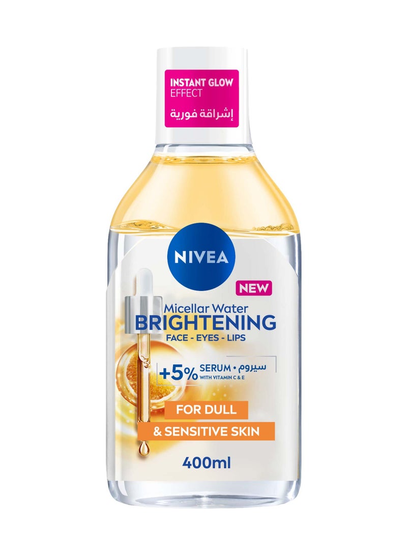 Nivea Micellar Water Brightening Makeup Remover 400ml - Image 1